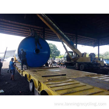 tire scrap pyrolysis plant